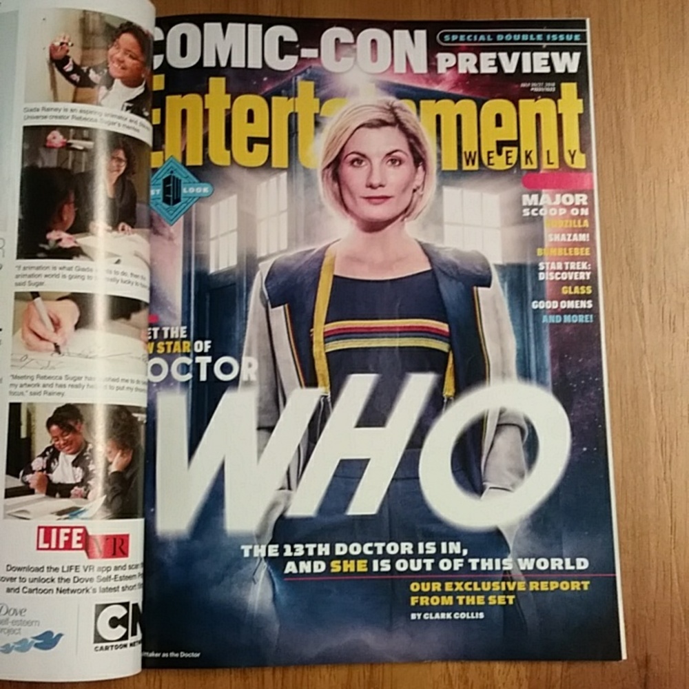Entertainment Weekly Magazine Comic Con Dr. Who July 2018